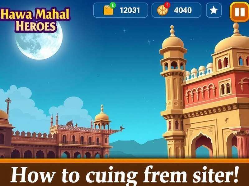 Hawa Mahal Heroes Game Screenshot